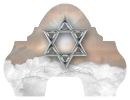 DARAY-L-120-BZ-SL Star of David Bronze-Silver